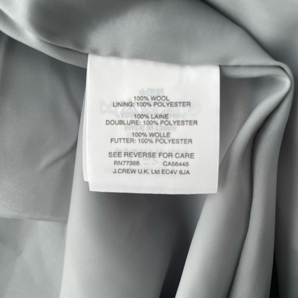 J. Crew light gray dress, new, size 4 petite - Picture 3 of 3